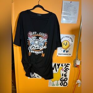 Classic Black Tee Dress 3X